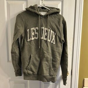 Men’s Les Deux Green Pullover Hoodie XXS